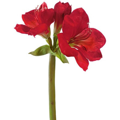 Красные и бордовые искусственные цветы