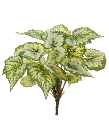 Бегония (куст) крупнолистная светло-зелёная большая искусственная Бегония (куст) крупнолистная светло-зелёная большая искусственная