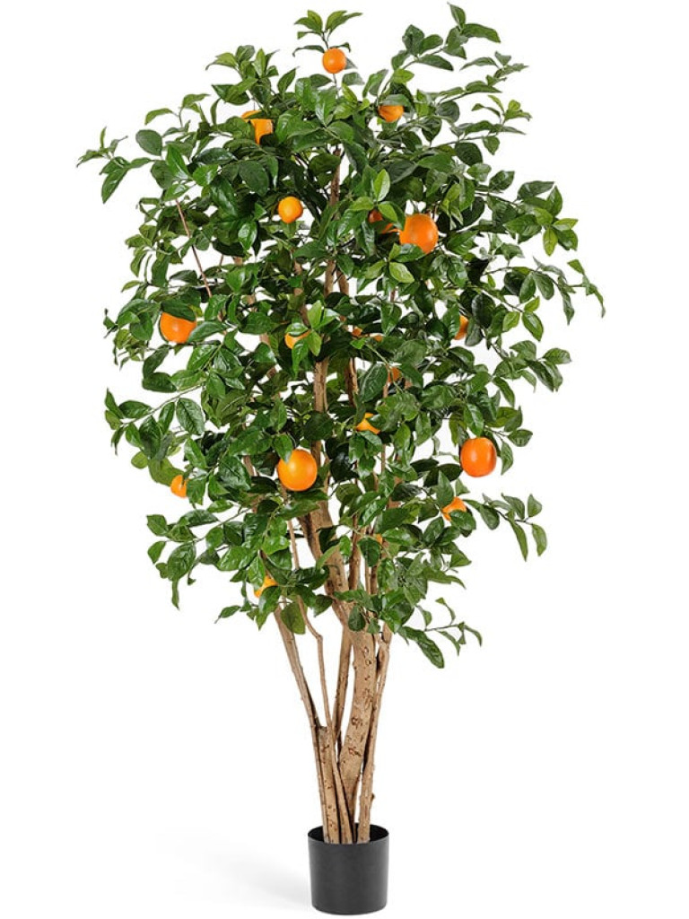 Апельсиновое дерево с плодами искусственное
