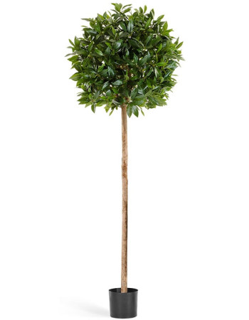 Лавр шар на высоком стволе искусственный