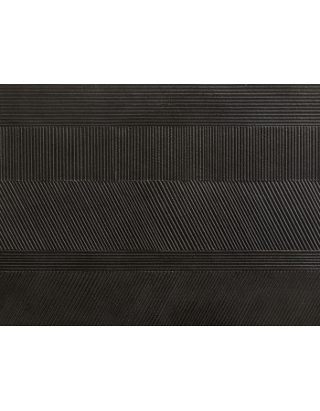 Кашпо TREEZ ERGO Graphics Низкий прямоугольник Чёрный графит