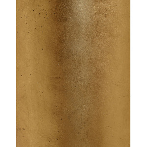 Кашпо TREEZ Effectory Metal Design высокий конус сусальное золото