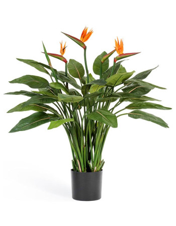 Стрелиция Королевская в горшке искусственная