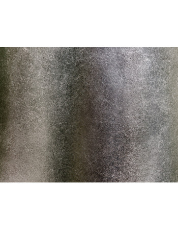 Кашпо TREEZ Effectory Metal низкая конус-чаша стальное серебро