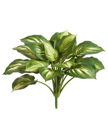 Хоста (куст) бело-зелёная большая искусственная