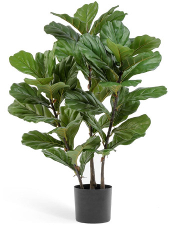 Фикус лировидный (Лирата) куст многоствольный искусственный