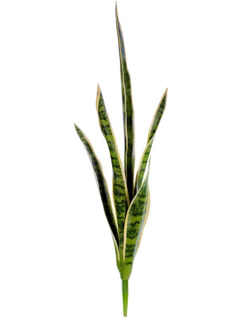 Стебель Сансевиериии Лауренти жёлто-зелёный искусственный