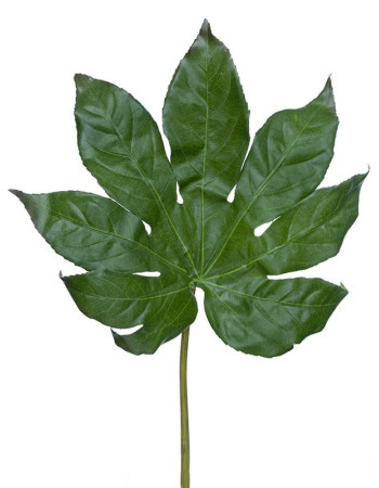 Лист Фатсии (Аралии японской) малый искусственный Лист Фатсии (Аралии японской) малый искусственный