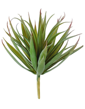 Суккулент Трава Пик зелёная с бордовыми кончиками искусственная