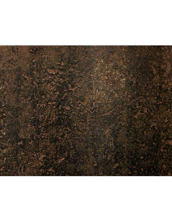 Кашпо TREEZ Effectory Metal Rough высокий округлый конус с золотой патиной