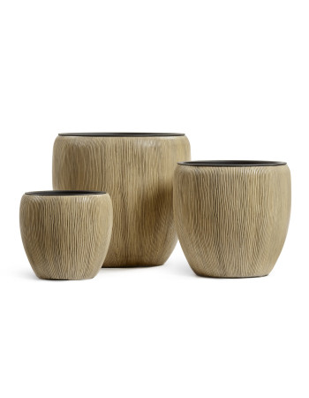 Кашпо TREEZ Effectory Wow конус-чаша песчаная дюна Кашпо TREEZ Effectory Wow конус-чаша песчаная дюна