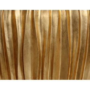 Кашпо TREEZ Effectory Metal Design Wave чаша сусальное золото