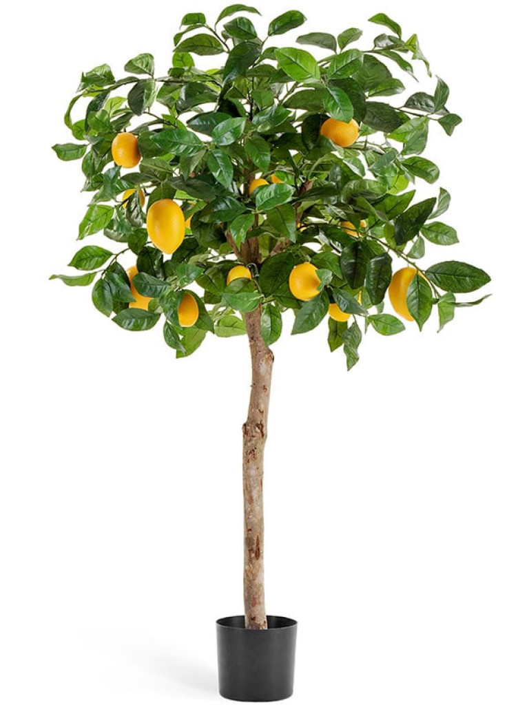 Лимонное дерево с плодами штамбовое искусственное