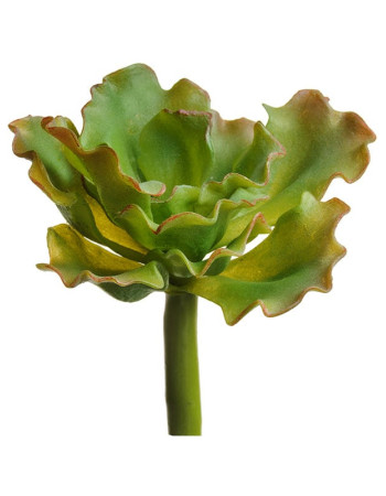 Суккулент Эхеверия Шавиана Трифлс зелёно-розовая искусственная