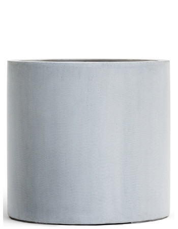 Кашпо TREEZ Effectory Beton цилиндр серый ледник