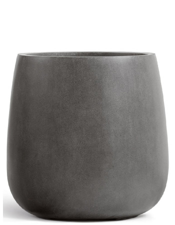 Кашпо TREEZ Effectory Beton чаша тёмно-серый бетон