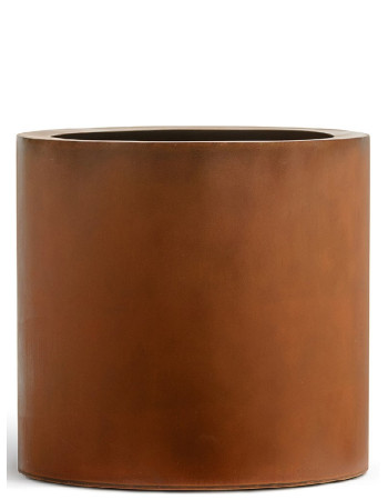 Кашпо TREEZ Effectory Corten Steel цилиндр бархатистая окись Кашпо TREEZ Effectory Corten Steel цилиндр бархатистая окись