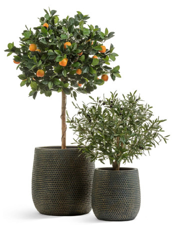 Комплект искусственных растений в кашпо Treez №160